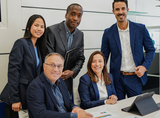 Team of investors reviewing international business opportunities