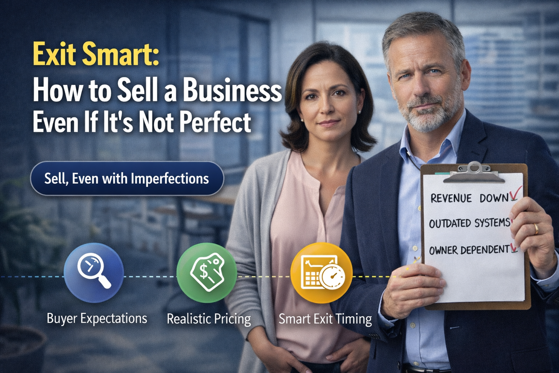 Sell a business even if it’s not perfect with smart exit strategy