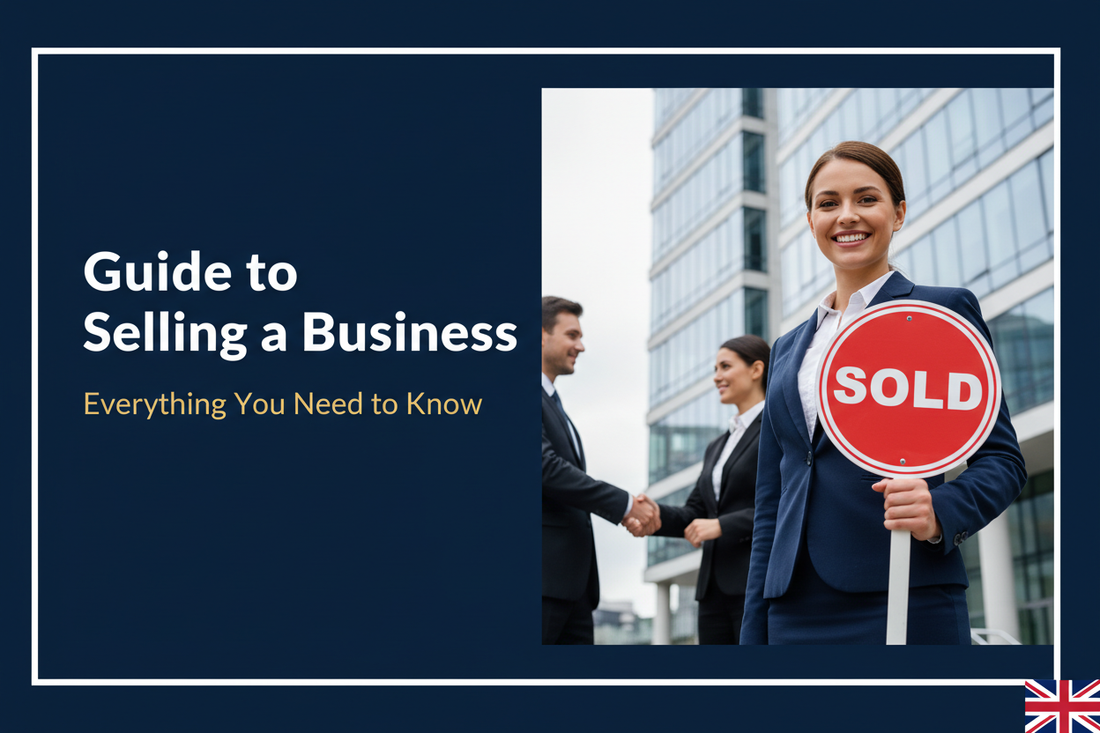 Image illustrating 'Selling a Business: A Comprehensive Guide to Success', offering expert advice and steps for a successful business sale through World Businesses for Sale.