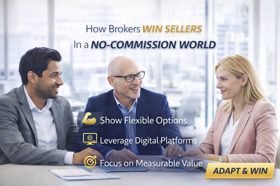 How brokers win sellers in a no-commission world with modern digital strategies