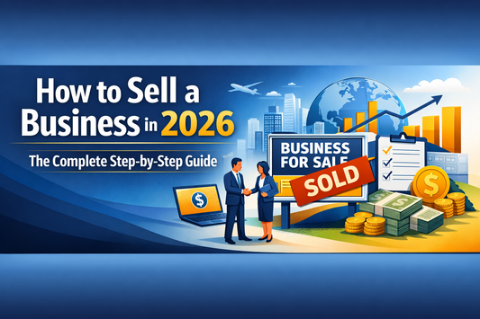 How to sell a business in 2026 step by step guide banner