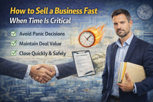 How to sell a business fast when time is critical with a real business owner