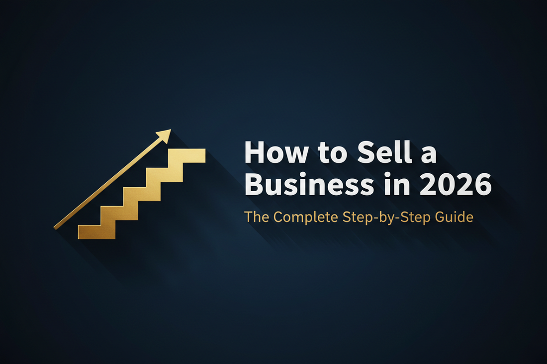 How to sell a business in 2026 step by step guide banner
