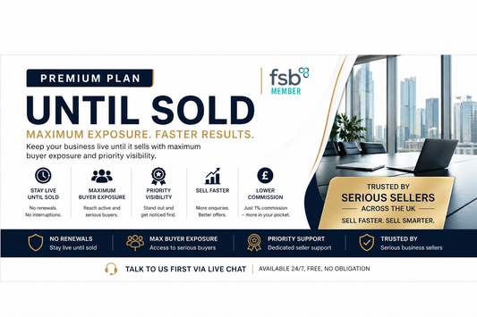 Premium Plan – Until Sold: Sell Your Business Faster with Maximum Exposure