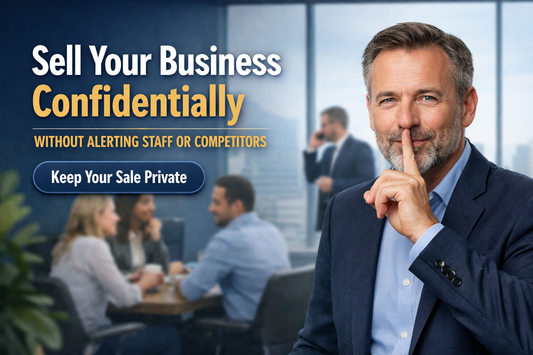 Sell your business confidentially without alerting staff or competitors