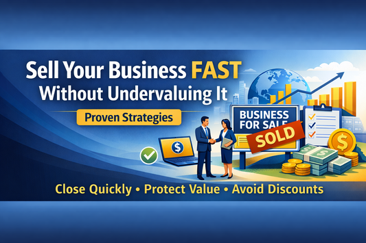 Sell your business fast without undervaluing it proven strategies banner