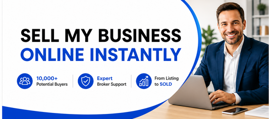 Sell my business online instantly and reach 10,000+ potential buyers with expert broker support