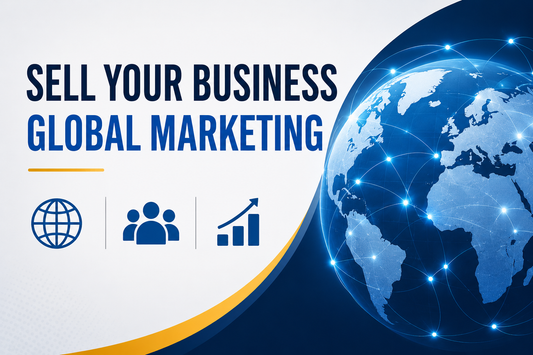 Sell your business with global marketing and reach international buyers