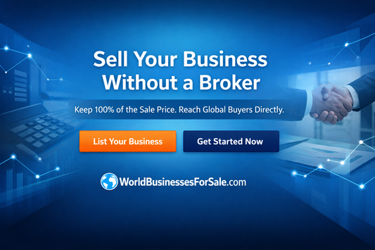 Sell Your Business Without a Broker – List your business online and reach global buyers while keeping 100% of the sale price.