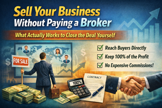 Sell your business without paying a broker using proven strategies