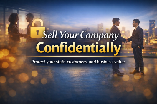 Sell Your Company Confidentially – protect your staff, customers, and business value while attracting serious buyers