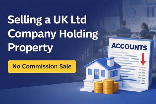 Selling a UK Ltd company holding property with no commission