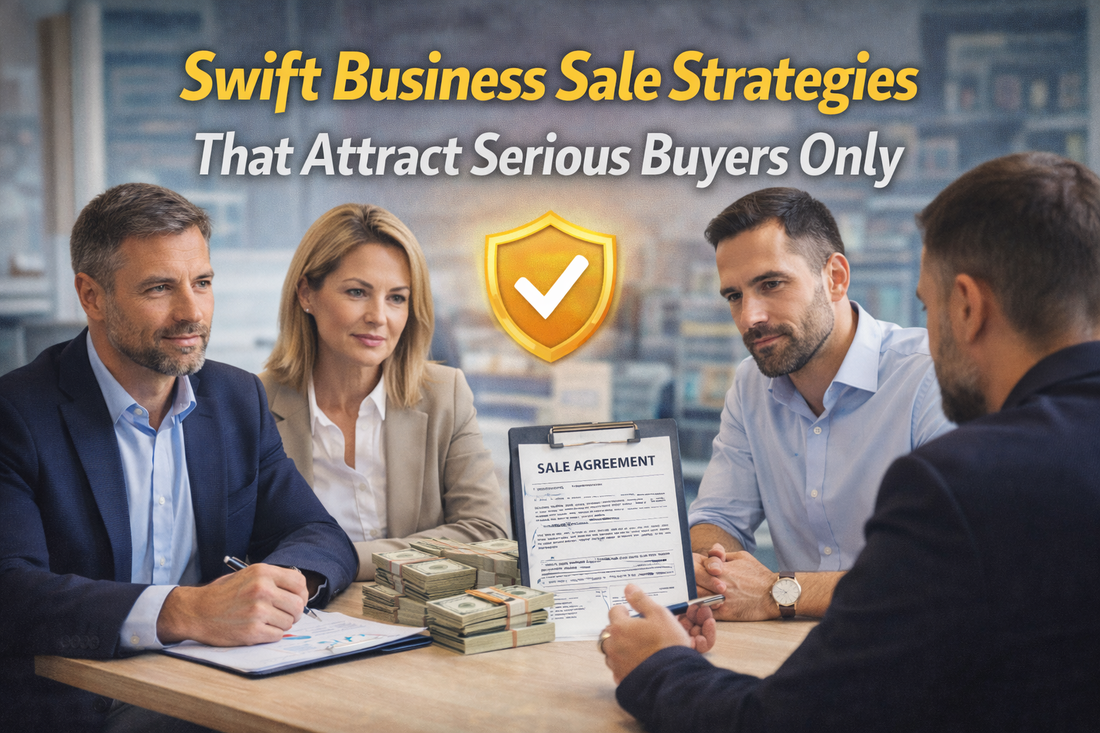 Swift business sale strategies attracting serious buyers only