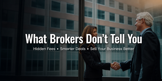 Business professionals shaking hands in office representing business sale, negotiations, and broker-free deals