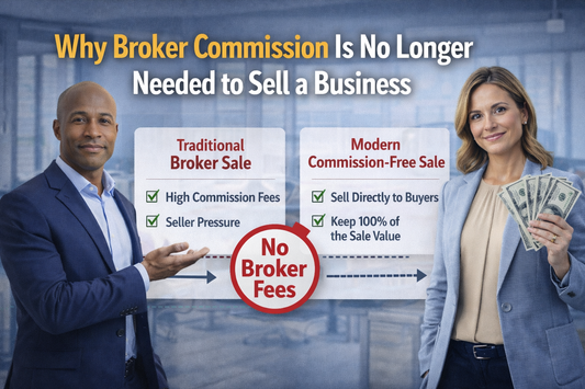Why broker commission is no longer needed to sell a business