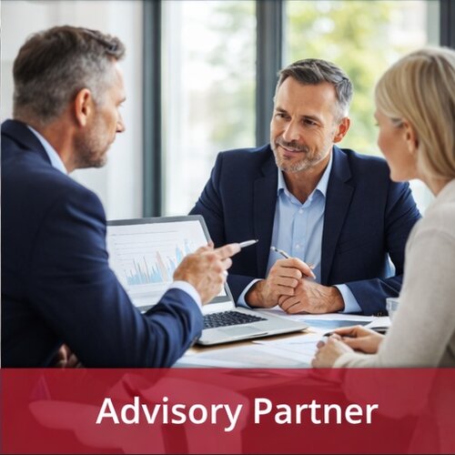 Senior business advisor working closely with clients on complex, high-value business decisions