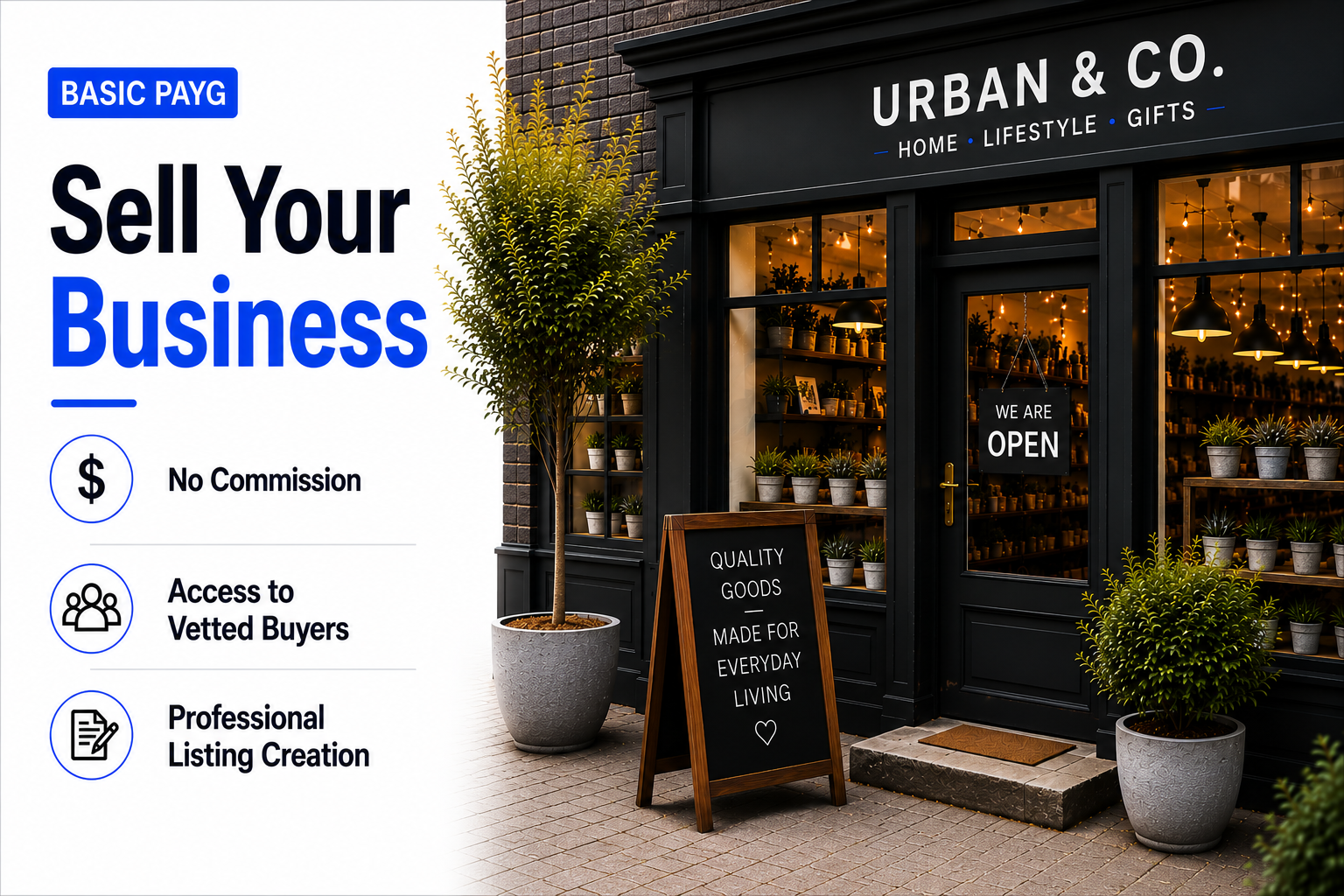 Basic PAYG Selling Business Plan – No Commission