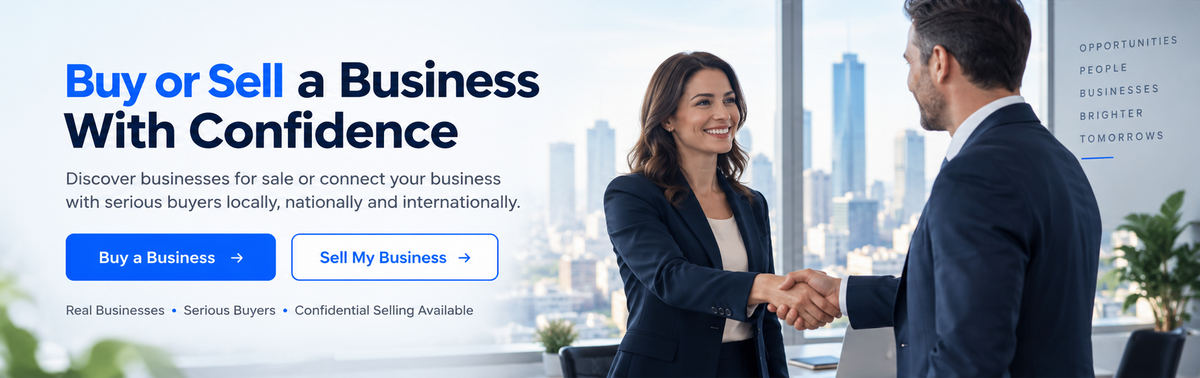 Buy or sell a business with confidence through World Businesses for Sale, connecting serious buyers and sellers locally, nationally and internationally.